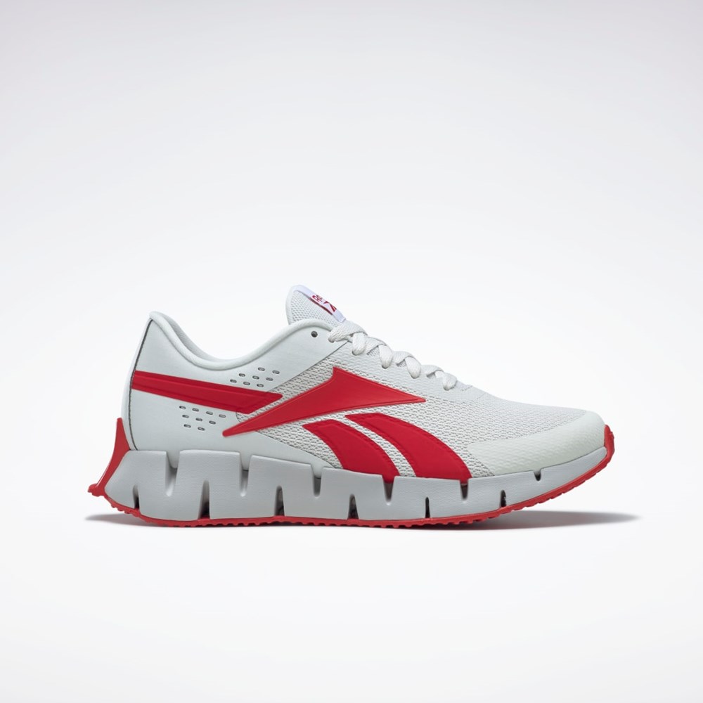 Reebok Zig Dynamica 2 Shoes Šedé Červené Šedé | TNQPZ3851