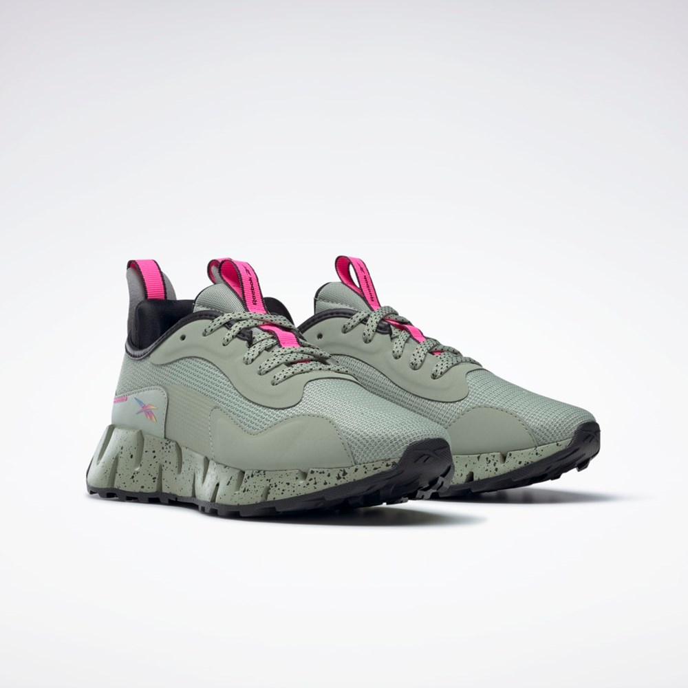 Reebok Zig Dynamica Adventure Shoes Šedé Černé Růžové | PVKGD0576