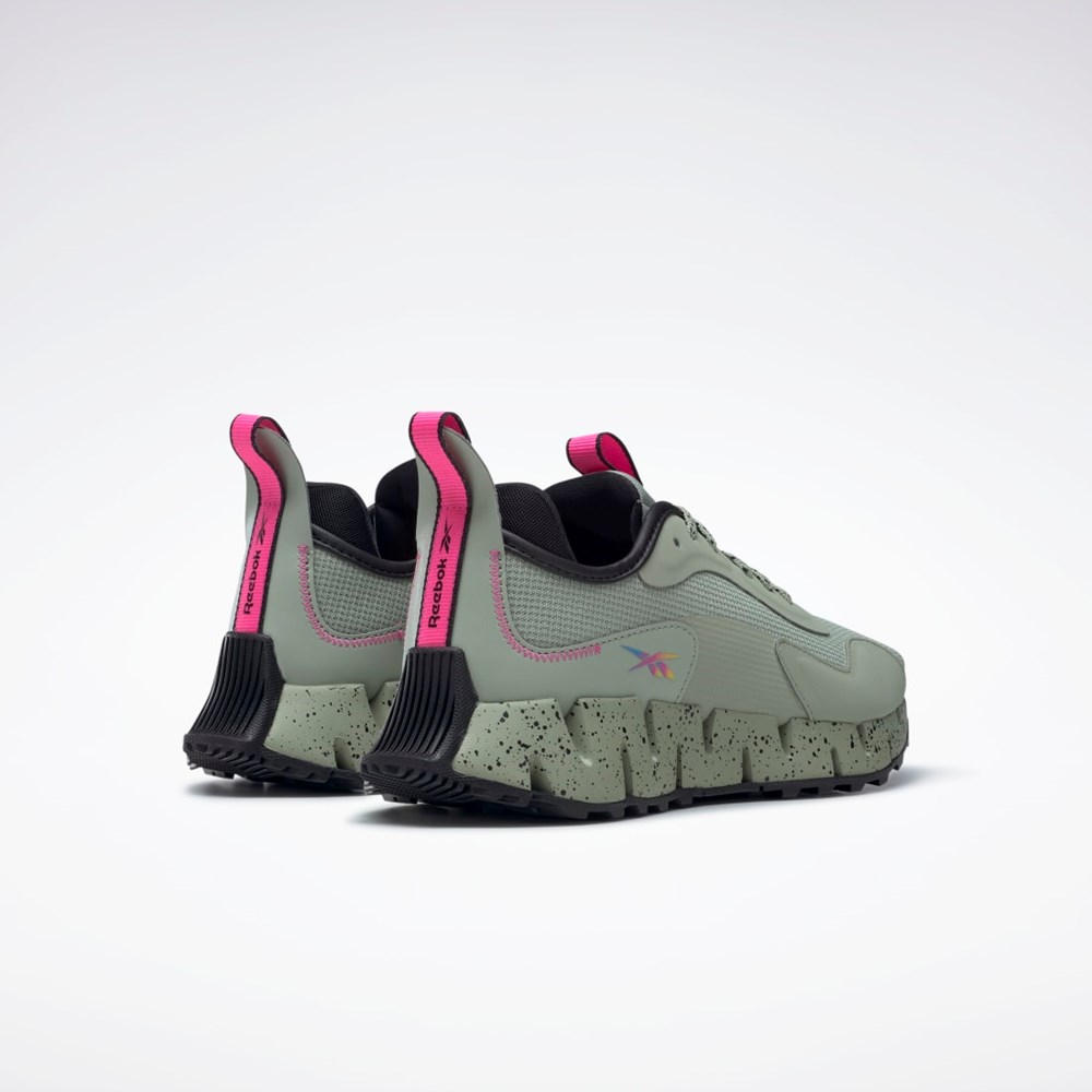 Reebok Zig Dynamica Adventure Shoes Šedé Černé Růžové | PVKGD0576