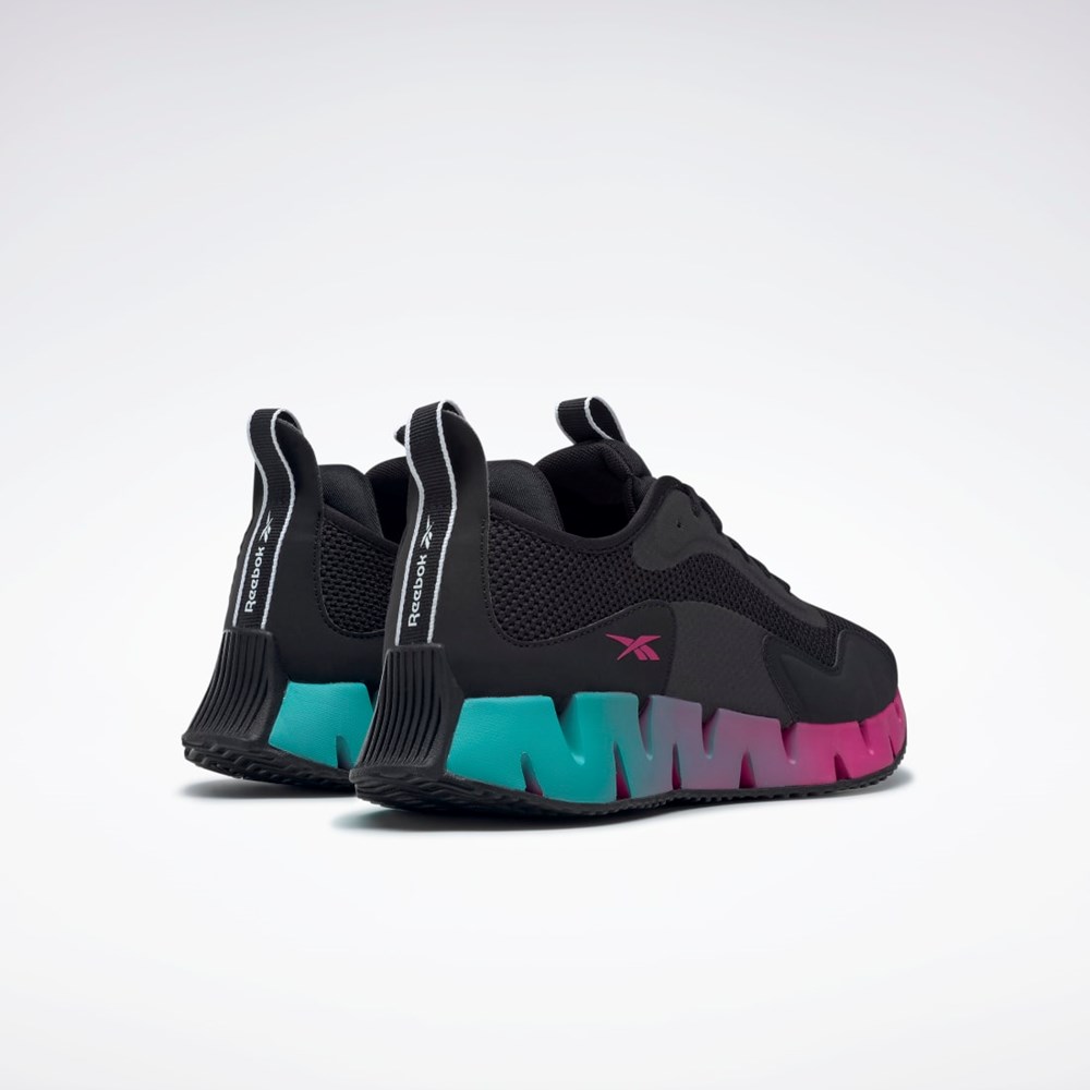 Reebok Zig Dynamica Shoes Černé Růžové Černé | VANMD2147