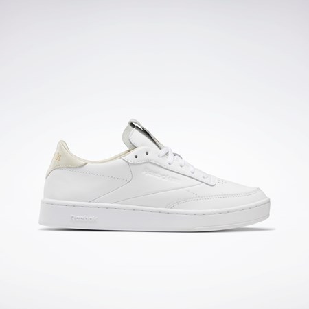 Reebok Club C Clean Shoes Bílé Bílé | LVFWX0715