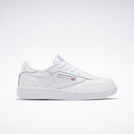 Reebok Club C Shoes - Preschool Bílé Šedé | NEAPO9305