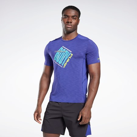 Reebok Les Mills® BodyPump® ACTIVCHILL Athlete T-Shirt Fialové | CGDJI0823