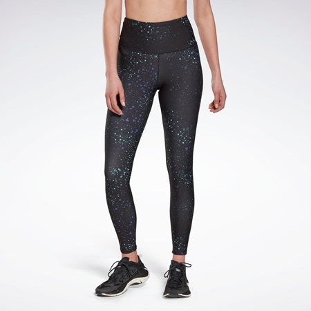 Reebok Lux 2.0 Multi-Colored Speckle Leggings Černé | ERUOX0452