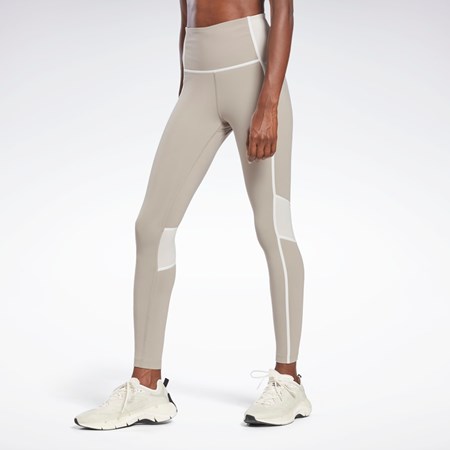 Reebok Lux High-Waisted Colorblock Tights Šedé | KWHZR5937