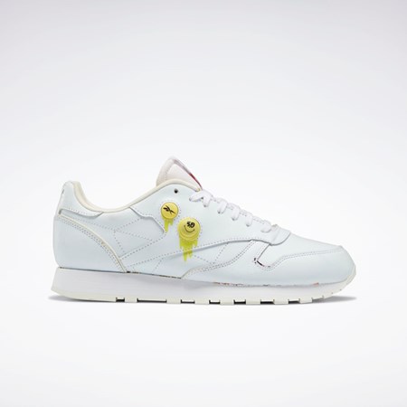 Reebok Smiley Classic Leather Pump 50th Shoes Bílé Bílé | FPDBI7518