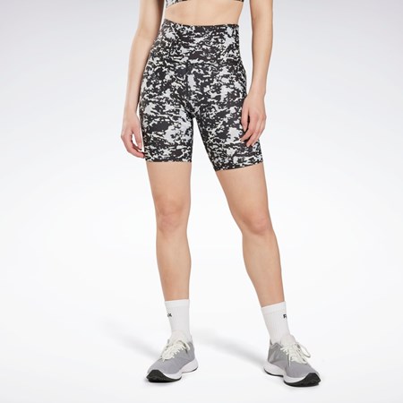 Reebok Speckle Modern Safari Legging Shorts Černé | CMKRO5390