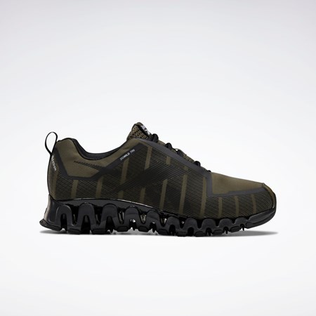 Reebok ZigWild Trailové 6 Shoes Zelene Černé Bílé | UXBJE3952