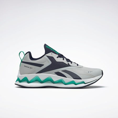 Reebok Zig Elusion Energy Shoes Šedé Tmavě Blankyt Zelene | NVEQG0289